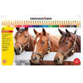 Resim Eberhard Faber Kuru Boya Metal Kutu 36' Lı 