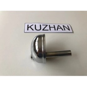 Resim Mobylette ve Peugeot Kuzhan Uyumlu Egzoz Kapağı Krom 