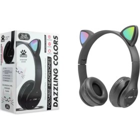 Resim Subzero Bluetooth Kedi Kulaklık Katlanabilir Kulaklık 