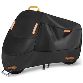 Resim Rogfer Motosiklet Yağmur Güneşten Korunma Kapağı Oxford Bez Hırsızlığa Karşı Tokalı Toz Geçirmez, Boyut: Xl - Diğer 