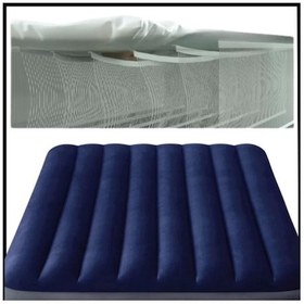 Resim Çift Kişilik Şişme Kamp Yatağı-tak.057 Çok Renkli 