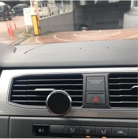 Resim Mıknatıslı Telefon Tutacağı-Gümüş Çerçeveli / Syte175 