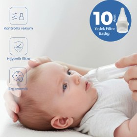 Resim Babyjem Burun Aspiratörü Yedek Filtre 10 Adet 