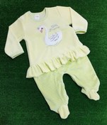 Resim Sönmez Baby Kuğulu Pullu Etekli Kadife Kız Bebe Tulum 