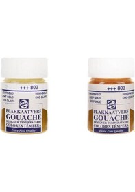 Resim Talens Metalik Guaj Boya 16 ML 2'Li Set 802-803 