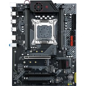 Resim Jginyue X79 Gaming6 Ddr3 1866 MHZ(128GB) Sata 3.0 USB 3.0 Çift M.2 2011 Soket Atx Anakart 
