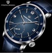 Resim Pagani design PD-1790 Erkek Saati 42MM 100 M Su Geçirmez Mekanik Paslanmaz Çelik Çerçeve Safir Cam Deri Kayış Saat 