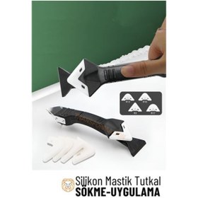 Resim HALL BREATHE Silikon Mastik Tutkal Sökme ve Uygulama Kiti, Kolay ve Temiz Kullanım 