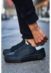 Resim Mn983 - Cst Tennis Erkek Ayakkabı Sıyah/beyaz Sıyah-beyaz 