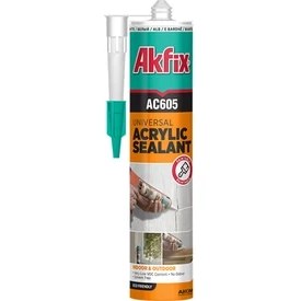 Resim Akfix AC605 Akrilik Mastik 500GR Beyaz 
