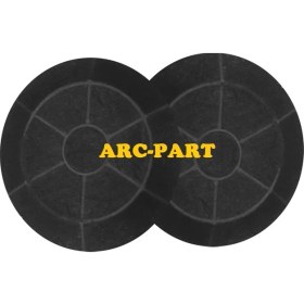Resim ARC-PART Grundig Gdsp 2474 Bb Siyah Davlumbaz Karbon Filtre - 1 Takım (2 Adet) 