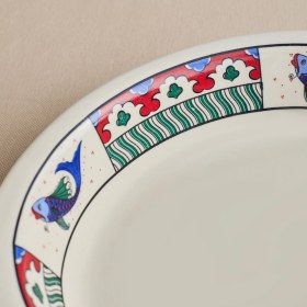 Resim Karaca x Ömür Akkor İznik Balık Fırın Kabı 22 cm 