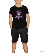Resim Brawl Stars Mortis Siyah Çocuk Tişört Siyah 