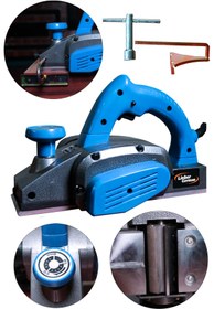 Resim Lieber German 1500 Watt Bakir Sargılı Metal Şanzuman Çift Bıçakli Planya Rende Makinesi 