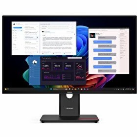 Resim Lenovo ThinkVision T27UD-40 64AFGAT2TK 27" 60Hz 4Ms HDMI+DP+USB-C+RJ45 UHD IPS Pivot Vesa Monitör 