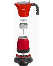 Resim Bestron Italyan Tipi Espresso Makinesi 6 Fincan 480 W 
