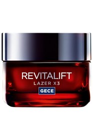 Resim L'Oréal Paris Revitalift Lazer X3 Yoğun Yaşlanma Karşıtı Gece Bakım Kremi 