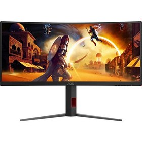 Resim AOC CU34G4 34" 0.5 MS WQHD Curved 180 Hz Oyuncu Monitörü 