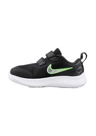 Resim Nike Star Runner 3 Tdv Bebek Koşu Ayakkabısı Da2778-006 Siyah Siyah 