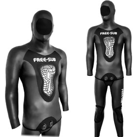 Resim Free-Sub 3mm Derin Smooth Avcı Dalış Elbisesi - M 
