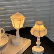 Resim 1 adet Pagoda Küçük Masa Lambası, Oda Yatak Odası Yurt Masaüstü Yanı Başlık Gece Lambası için Uygun, Tatil Dekorasyon Masa Lambası - Noel, Şükran Günü, Sevgililer Günü, Ramazan, Sevgililer Günü, Yeni Yıl Hediyesi için Mükemmel Seçim 