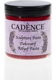 Resim Cadence Sculpture Rölyef Pasta 6824 Kırmızı 250Ml 