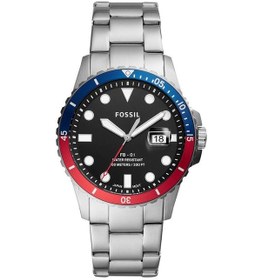 Resim Fossil Ffs5657 Quartz Çelik Gri Siyah Kadran 42 Mm Erkek Kol Saati 