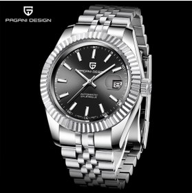 Resim Pagani design PD-1645 Datejust Mekanik Otomatik Japon Seiko NH35A Mekanizma Safir Cam Su Geçirmez Erkek Çelik Saat 