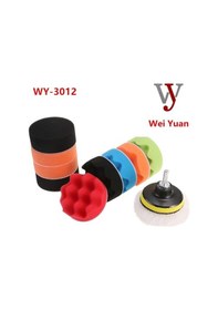 Resim Tongxida Araç Bakımı 12 Parça Fırça Seti - M14 Bağlantı, Parlatma Diskleri, Profesyonel Sonuç 