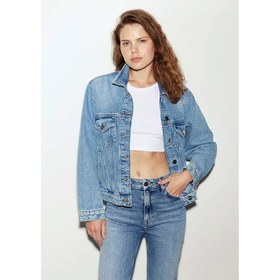 Resim Mavi Ruby Lt Blue Icon Kadın Denim Ceket (M1110505-87809) 