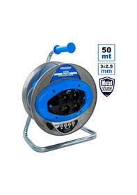 Resim Master 505423 Extra Metal Gövde Makaralı Kablo 3x2.5mm 50 Metre 