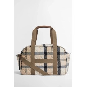 Resim Barbour Wetherham Kapitone Seyahat Çantası BE32 Safari Tartan 
