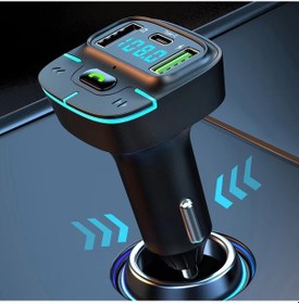 Resim Bluetooth Araç Kiti, Telefon Cevaplama, Çakmaklık Şarj Ve Fm Transmitter, Mp3 Çalar - F9 