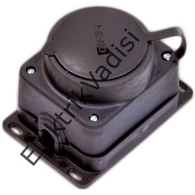 Resim Ne-Ad Kauçuk Monofaze Duvar Prizi 