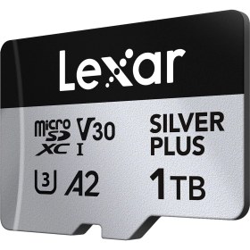 Resim Lexar 1tb Yüksek Performanslı Silver Plus Microsdxc Uhs-I, Up To 205MB/S Okuma 150MB/S Yazma Hafıza Kartı 