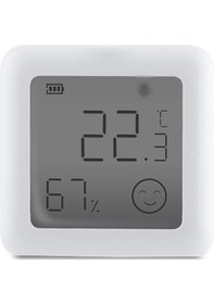 Resim Shineyee Tuya Bt Sıcaklık Ve Nem Dedektörü Ev Ofis Bebek Odası Higrotermograf Lcd Ekran Sıcaklık Ve Nem Ölçer Sıcaklık Test Cihazı Higrometre 