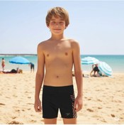 Resim Speedo Placement Print Aquashort Erkek Çocuk Yüzücü Mayosu Siyah Siyah 