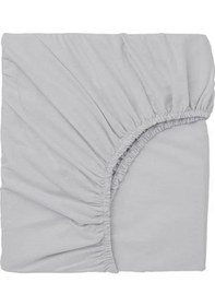 Resim 4 Adet 40 X 80 + 10 Cm Anne Yanı Lastikli Penye Kumaş Bebek Çarşafı-mavi-gri 