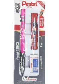 Resim Pentel A315-3as 120a3 0.5mm 3'lü Okul Seti - Kalem+silgi+hediy Diğer 
