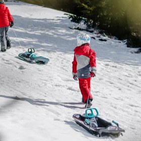 Resim Nimbus - Direksiyonlu Kar Kızağı - Buz Mavisi Mavi 