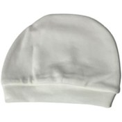 Resim Penye Bebe Şapka Beyaz 