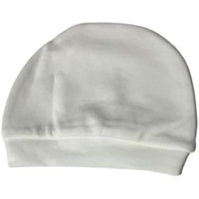 Resim Penye Bebe Şapka Beyaz 