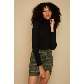 Resim Select Moda Kadın Balıkçı Yaka Fitilli Örme Bluz 