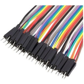 Resim 20Cm 40 Pin Erkek Erkek Dupont Kablo 