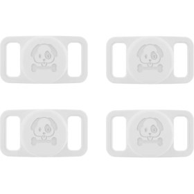 Resim Serfhyff Evcil Hayvan Silikon Takip Cihazı Su Geçirmez Koruyucu Kılıf Beyaz (Yurt Dışından) 