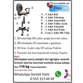 Resim Depolife Çocuk Odası Ders Çalışma Ofis Koltuğu Gemici Dümen Desenli Kırmızı 