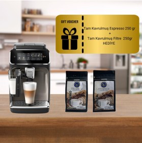 Resim Philips Ep334790 Kahve Makinası Espresso ve Filtre + Kahve Çekirdeği Hediye 