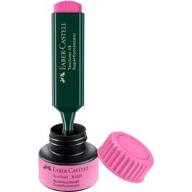 Resim Faber Castell Pembe Fosforlu Kalem Mürekkebi 154928 