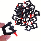 Resim 20 adet, Plastik G-Tipi Döner Kırılma Püskürtücüler, Verimli Sulama ve Sulama İçin 360 Derece Su Atomizasyon Memesi 