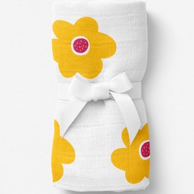 Resim Amulet Lemon Bloom Müslin Bebek Örtüsü - 70x70cm 
